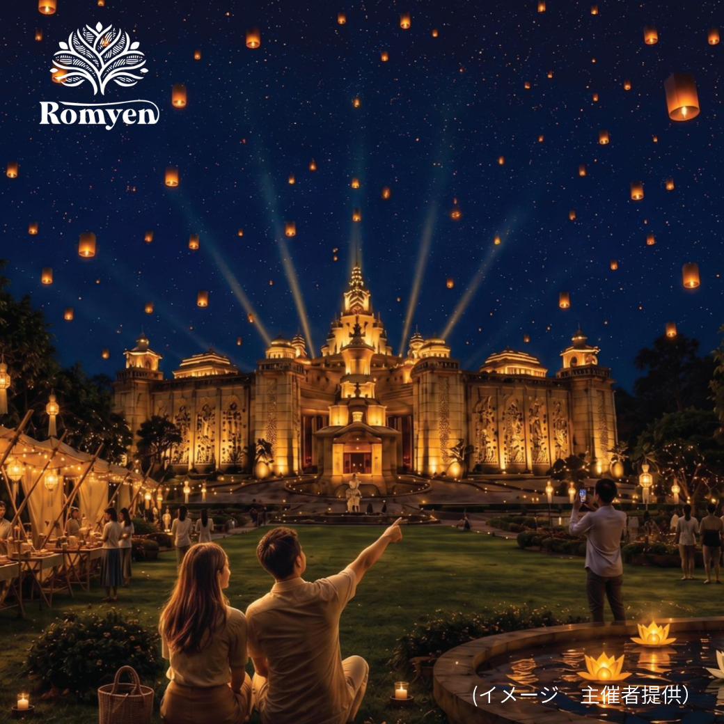 新しいロイクラトン、コムローイの楽しみ方♡ ROMYEN SKY LANTERN FESTIVAL (2026年11月14日開催)